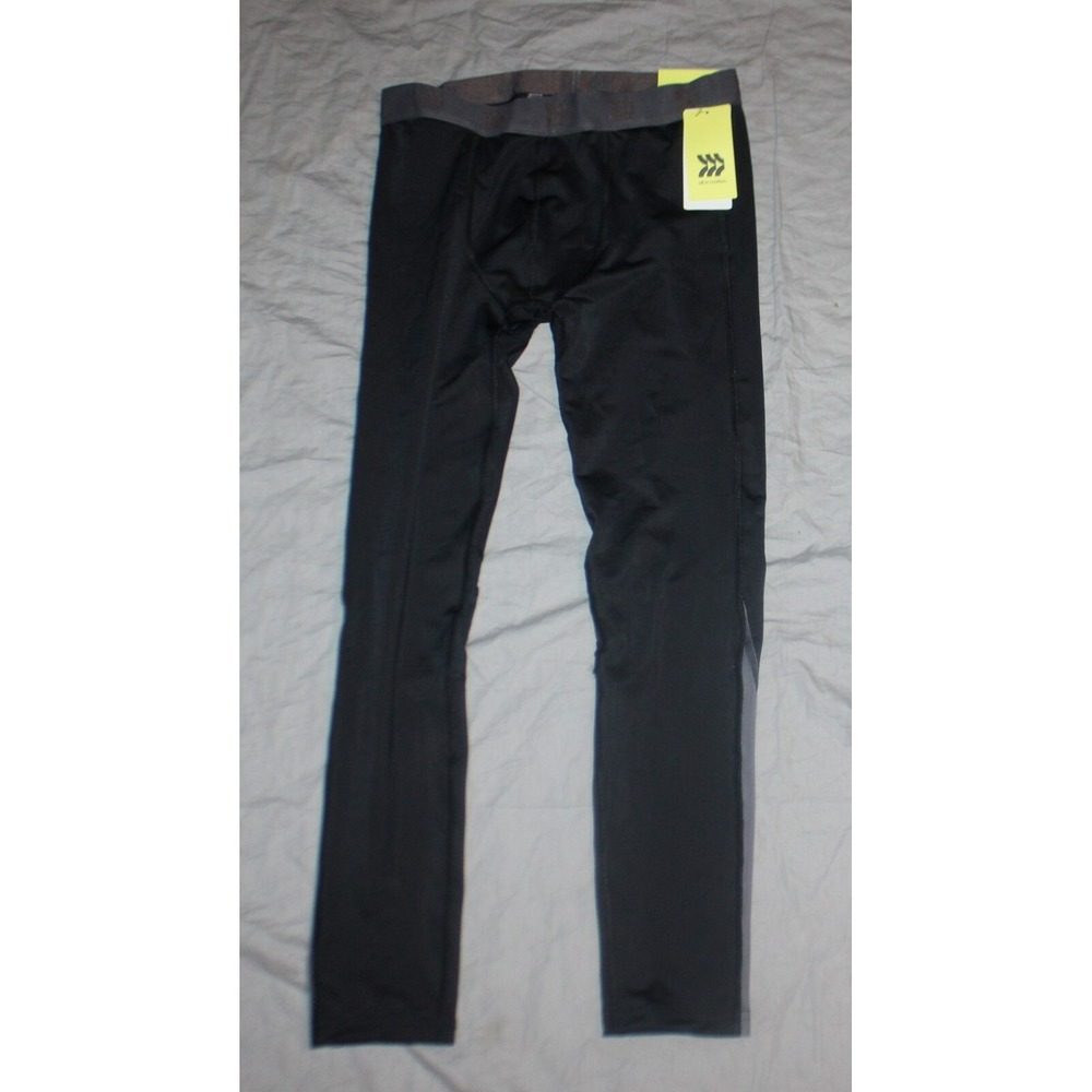 Boys All In Motion Fitted Tights XL 16 Black pull on Under Layer Pants